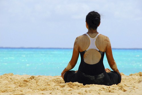 Yoga on the Beach of Riviera Maya
