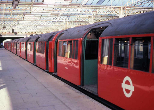 1938 Tube Stock at Queen's Park