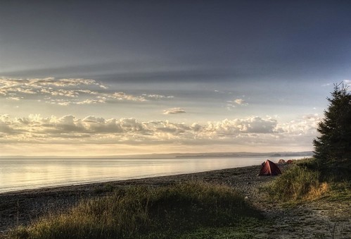 ocean camping sky canada beach clouds sunrise tents novascotia nikond70s capebreton cs3 photomatix hdr3ex miragut
