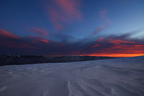 sunset italy mountain snow clouds landscape italia tramonto nuvole neve paesaggi montagna feltre