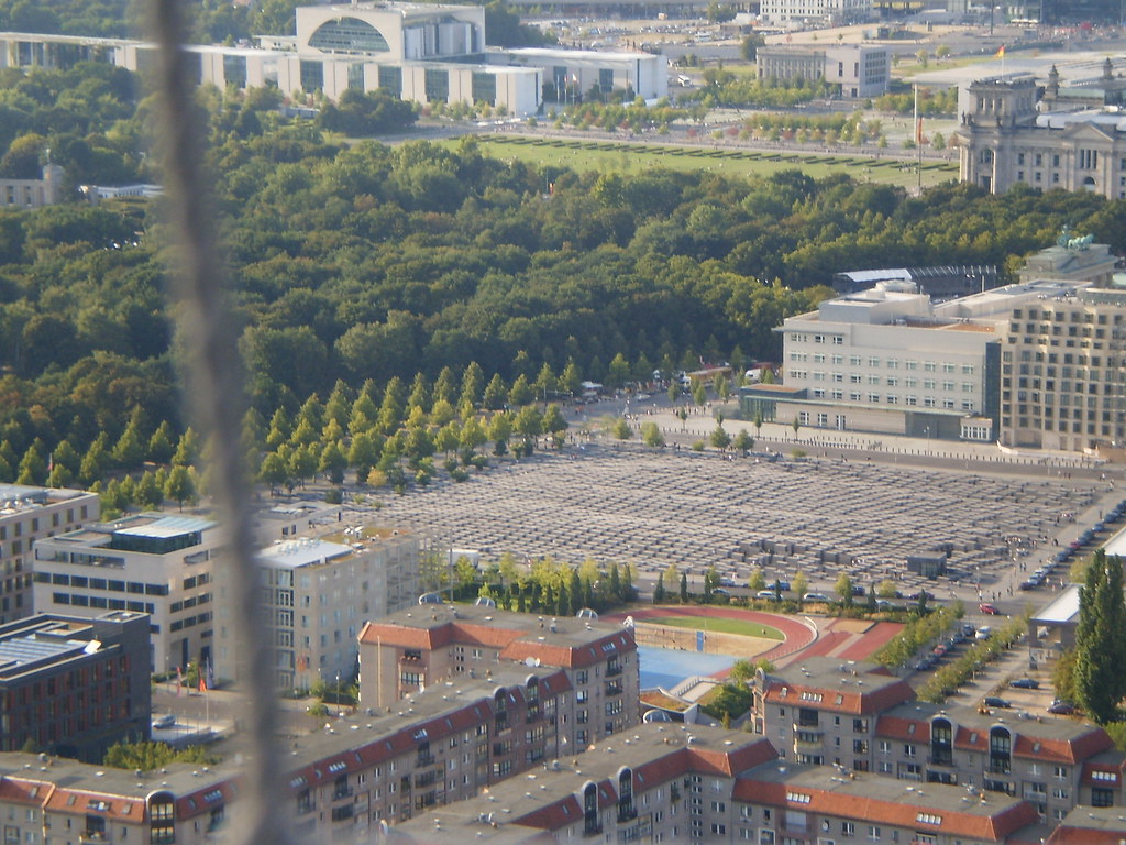 The Memorial to the Murdered Jews of Europe, Aerial view