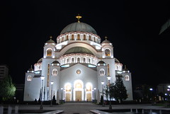 Cathedral of Saint Sava, Belgrade by night