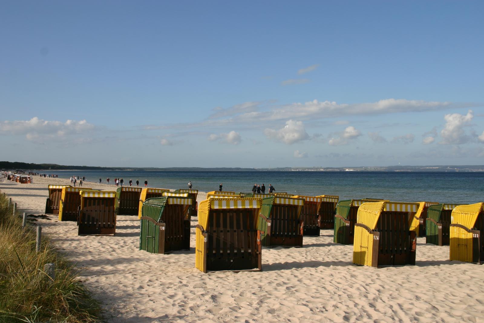Strandkörbe in Rügen