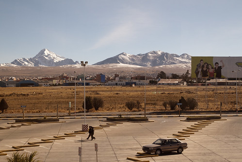 mountain airport view bolivia lapaz lapazairport