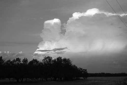 county sunset cloud storm jones texas thunder