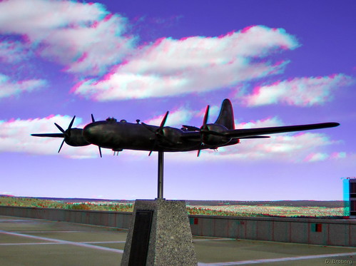 statue canon airplane 3d colorado stereo afa airforceacadamy redcyan analgyph sd1000