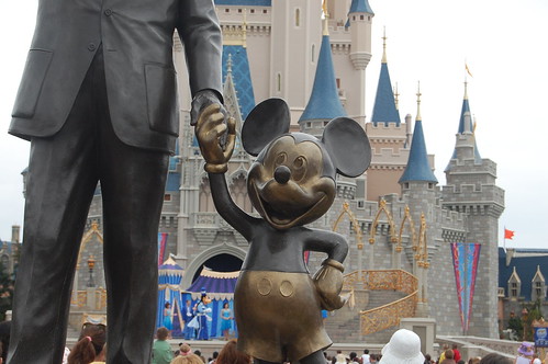 Disney and Mickey - near Main Street USA