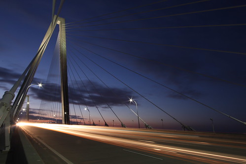 longexposure nightphotography bridge sc arthur suspension mountpleasant southcarolina charleston ravenel