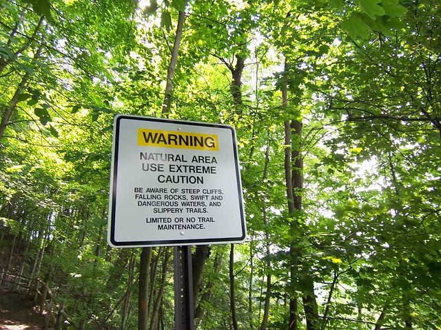 warning: natural area