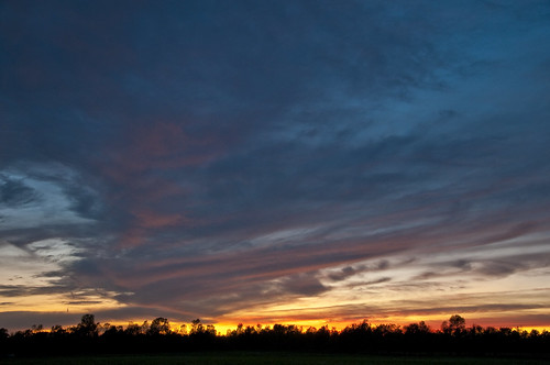 sunset skyline clouds amherstview