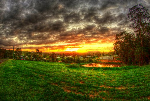 sunset last photoshop hdr decade gympie