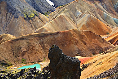 mountain lake lava iceland islandia best 1001nights ísland islande ryolite landmannalaugar brennisteinsalda the4elements 100commentgroup artofimages bestcapturesaoi