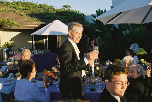 Father of the groom toasts