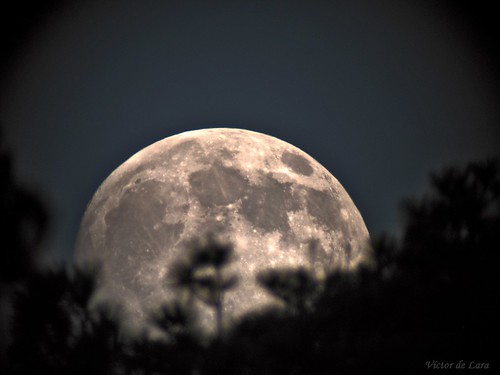 La Luna juega al escondite.. ♣ .. The Moon plays hide and seek...