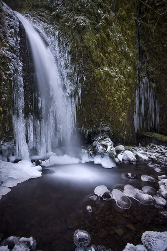 longexposure snow ice nature landscape waterfall columbiarivergorge ruckelcreek hoyamoose iceturtles