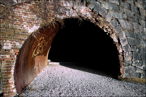 old black norway dark scary industrial bricks tunnel enter telemark otherside comeinside walktrough