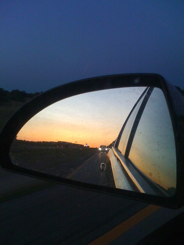 sunset reflection minnesota mirror