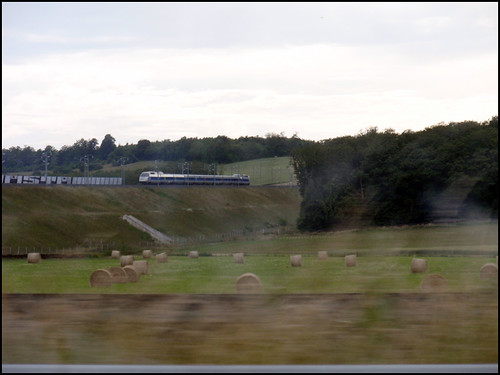 speed train landscape high highway view autoroute paysage vue tgv décor