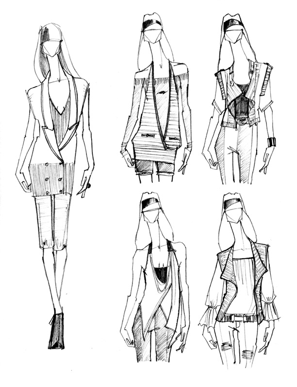Fashion Sketches - a photo on Flickriver