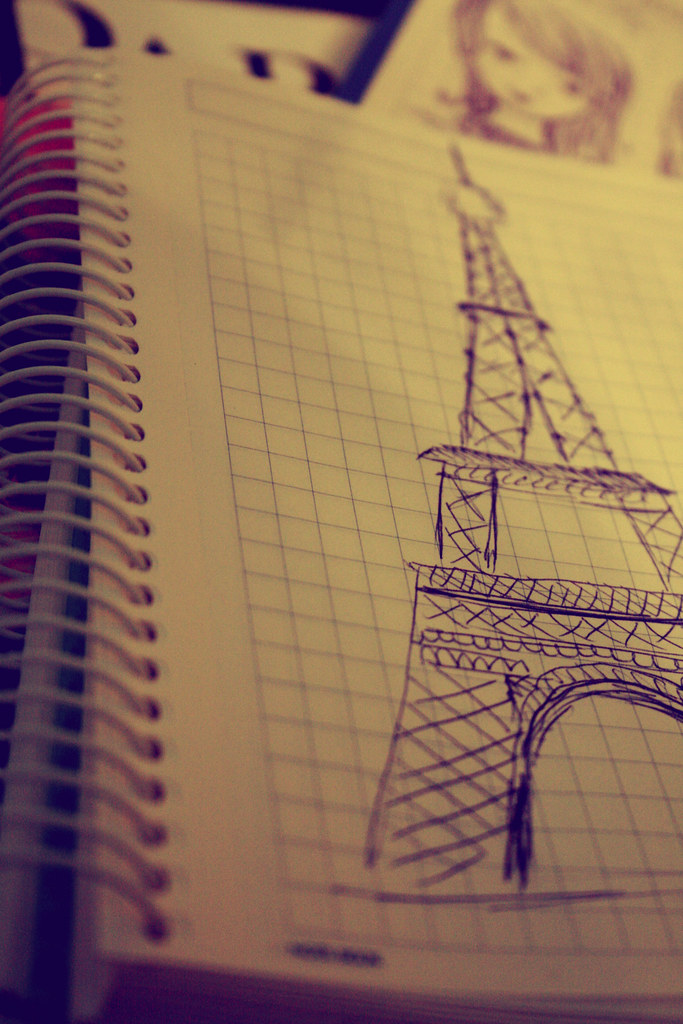 the eiffel-tower in work