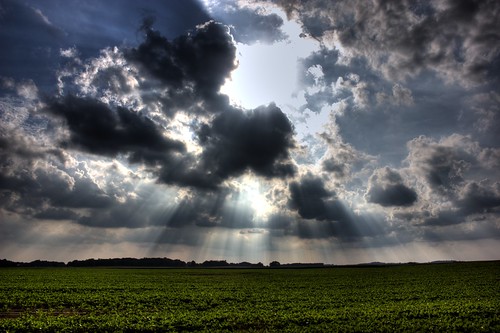 sunshine clouds landscape outdoors illinois hdr ridgway southernillinois gallatincounty