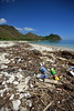 Trash Washed Ashore during Rainy Season in Timor-Leste