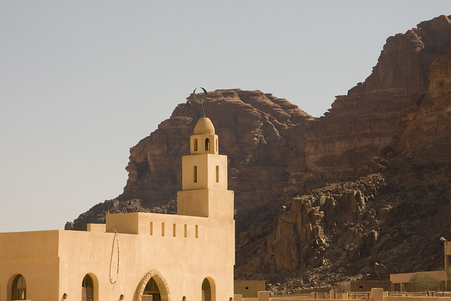 The mosque Wadi Rum Village