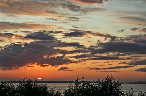 sunset sky clouds giske larigan valderøyfjord phamilton