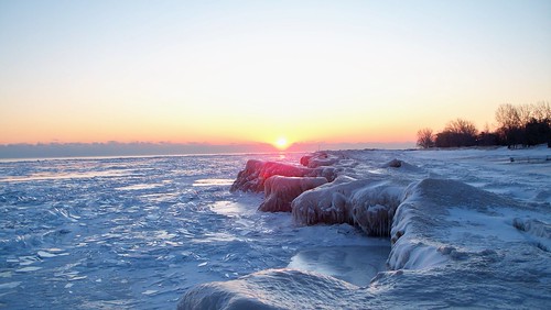 lake snow chicago cold ice weather kodak michigan january icy wilmette z1285