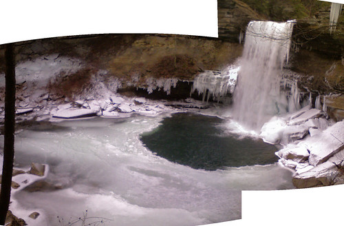 cold ice nature waterfall icicle photostitch greeterfalls southcumberlandstatepark savagegulfstatenaturalarea
