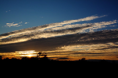 sunset clouds nc northcarolina iredellcounty
