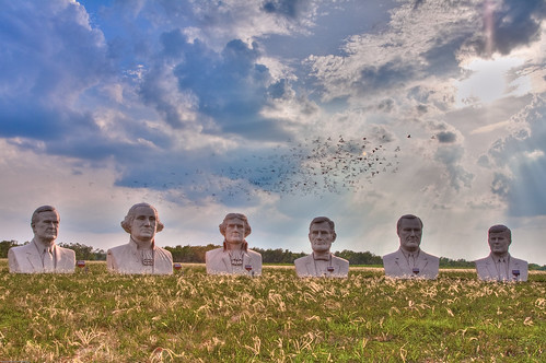 statues august pearland 2009 hdr presidents