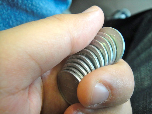 1 yen coins