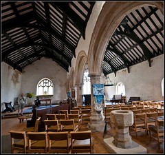 St Hywyn's Church Interior: Aberdaron