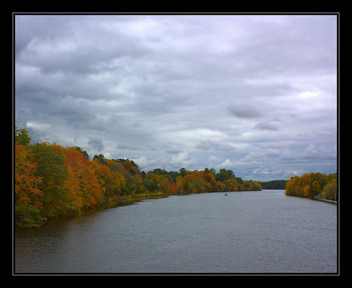 autumn trees sky canada fall water river novascotia eastriver newglasgow