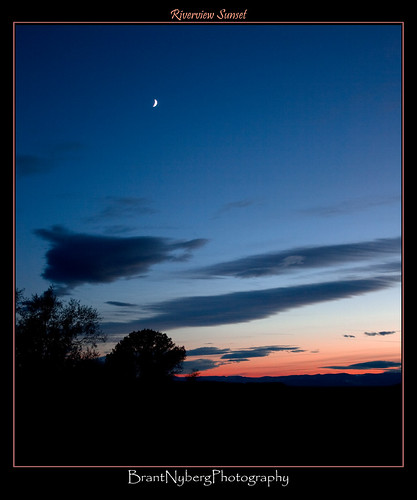 county trees sunset moon fall silhouette clouds canon fremont wyoming