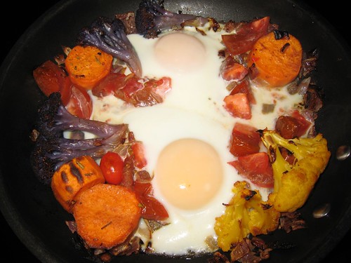 sunnyside up eggs sweet, potato orange, cau… IMG_7518