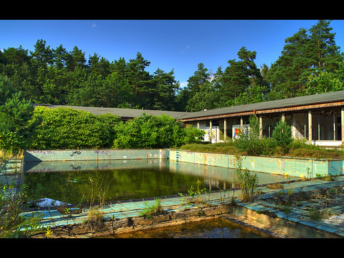 summer camp abandoned pool youth swimming jugendherberge hostel decay sommer brandenburg lds decayed schwimmbad freibad vacancies ferienlager pätz dubrowberg