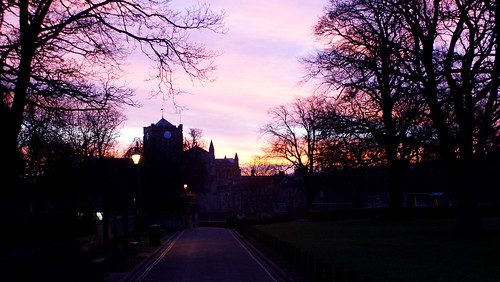 abbey sunrise hexham