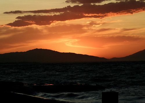 sunset red sea summer sun water canon landscape greek 350d landscapes greece colored rebelxt scenics platanos 100mmmacro bythesea 350daim
