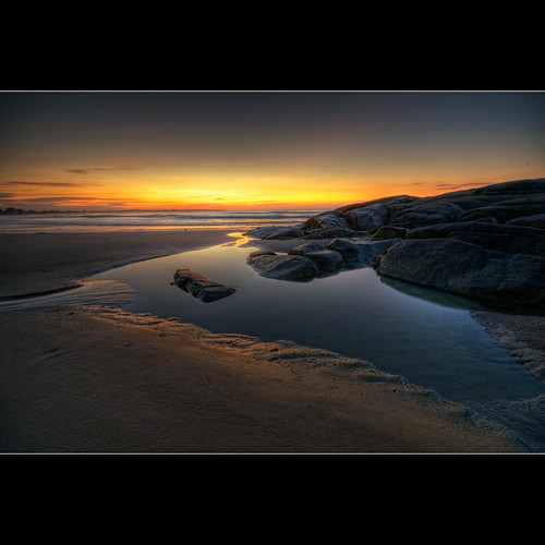 beach pool rock sunrise dawn sand nikon rocks maine sigma moe 1020mm fortunes tidal biddeford d300 moe76