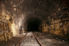 Silvertown railway tunnel.