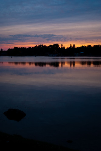 sunset lake ontario canada pentax dusk alec bobcaygeon espie sturgeonlake k200 k200d alecespie