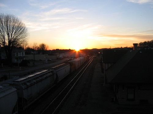 railroad sunset cloud virginia abingdon