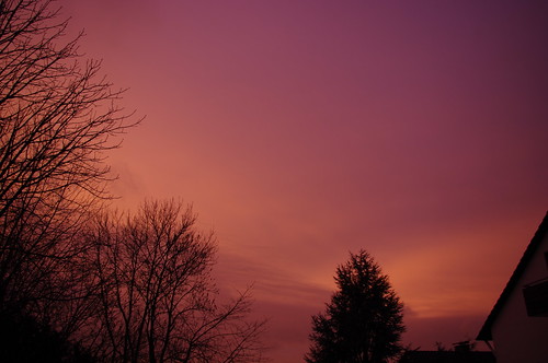 sky sunrise purple pentaxk20d