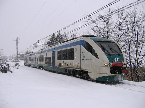 snow italia trains neve railways fs alessandria ovada trenitalia ferrovia treni md063 r6146