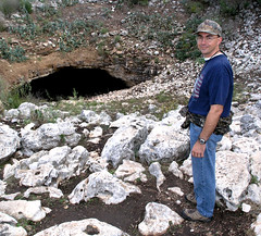 Phil Seng at Bracken Cave