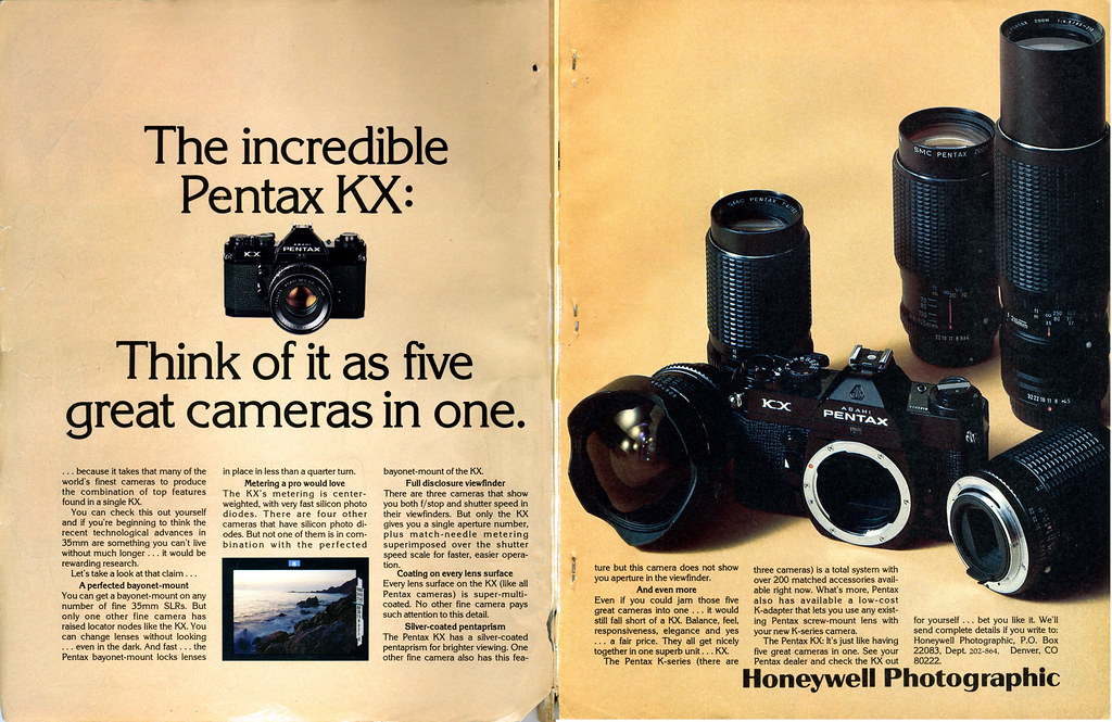 Pentax KX - Pentax Manual Focus Film SLRs - Pentax Camera Reviews 