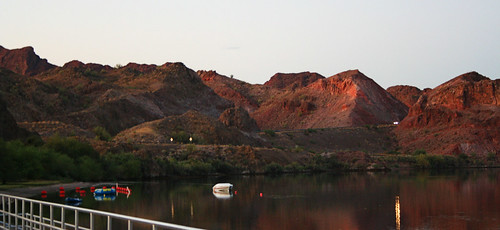 red arizona holiday america sunrise river colorado rocks august mornings trekamerica