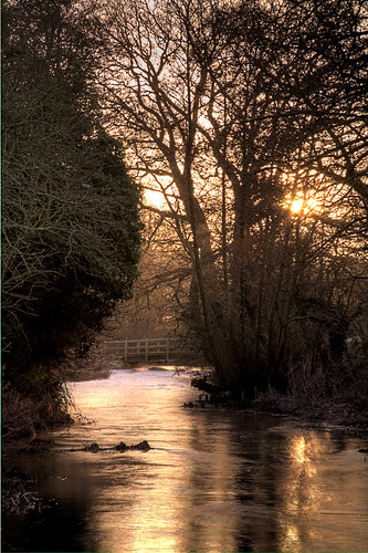 morning sunrise norfolk castleacre watermeadows rivernar